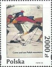 "Come and see Polish mountains" by Maciej Urbaniec 1925-2004