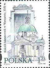 Church of the Sacraments in Warsaw, 17th Cent- Baroque style