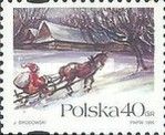 Santa in Horse-drawn Sleigh