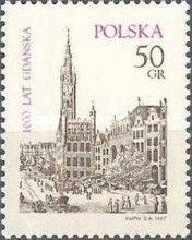 Gdansk - Long Market with a view of the Town Hall