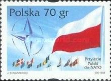 Flags of Poland and other NATO Members