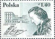 Frederic Chopin (1810-49), Composer and his Signature