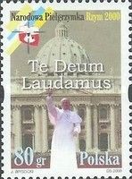 Pope John Paul II and St. Peter's Basilica