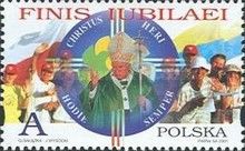 Pope John Paul II, Emblem and Crowd