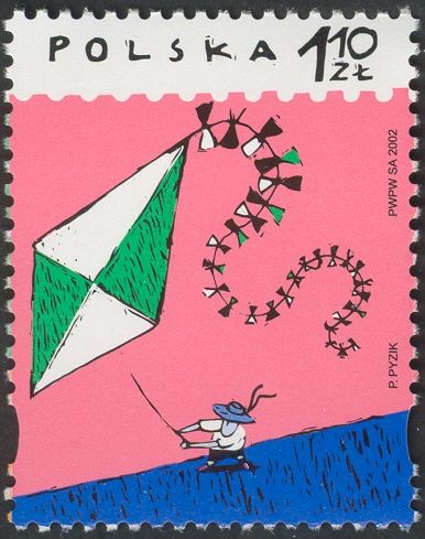 Child Flying Kite