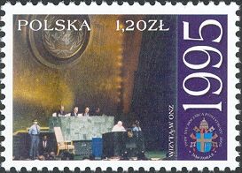 At UN Headquarters for 59th anniv. Celebrations, 1995