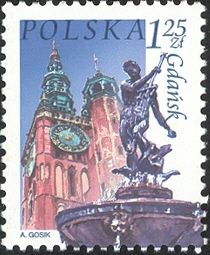 Town Hall, Neptune Fountain, Gdansk