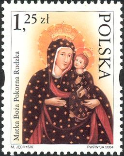 Painting of Our Lady of Humility of Rudy (mid-15th century)