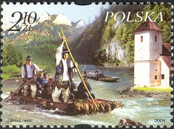 Raftsmen on the Dunajec River