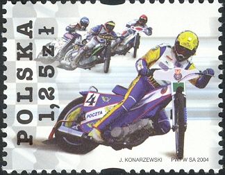 Cinder track motorcycle racing