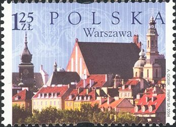 Panorama of Warsaw from the Vistula River