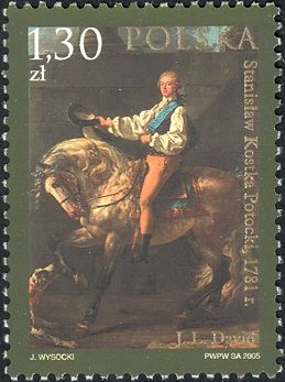 Portrait of Stanislaw Kostka Potocki, by Jacques Louis David