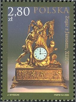 Decorative clock, 19th cent.