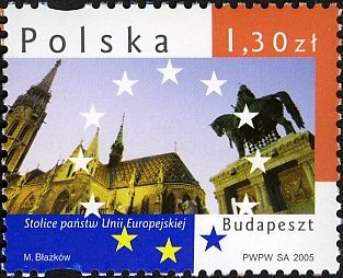 Matthias's Church, St. Stephen's statue, Budapest, Hungary