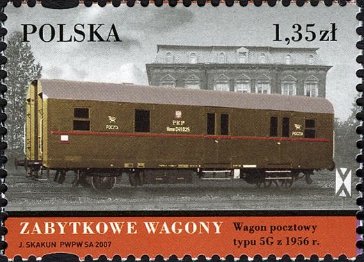 Postal Wagon Type 5G from 1956
