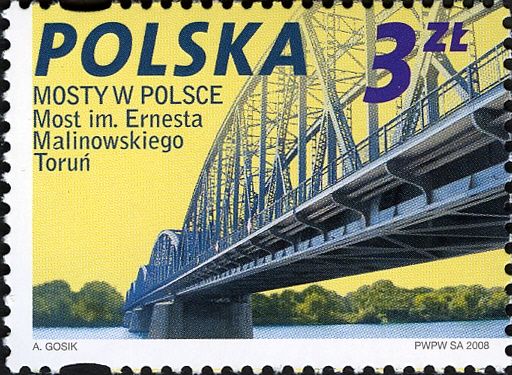 Ernest Malinowski Bridge in Toruń