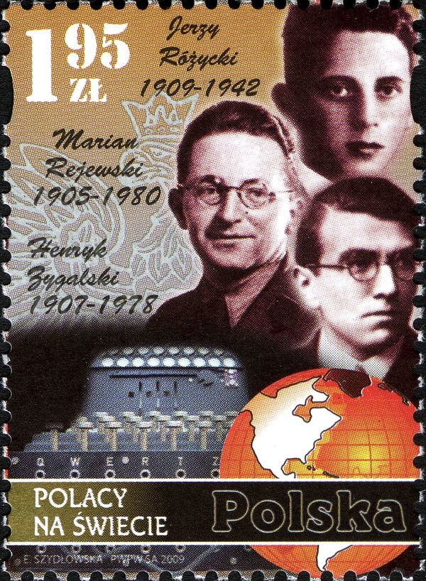 Jerzy Różycki, Marian Rejewski, and Henryk Zygalski