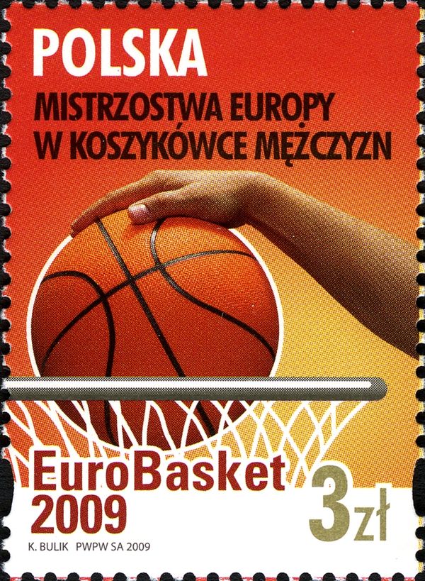 Basketball being thrown into a Basket