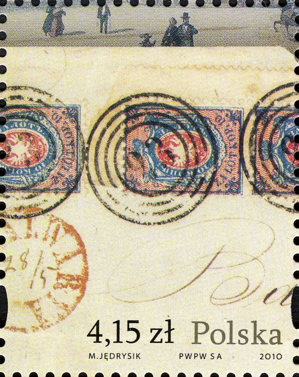 150 Years of Polish Post Stamp
