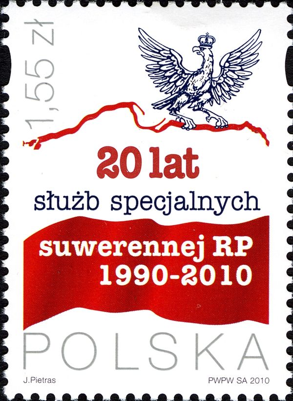 Eagle from the Sign of the Internal Security Agency (AWB)