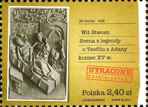 Scene from the legend about Teofil of Adana