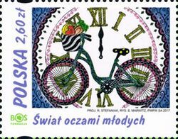 Clock and Bicycle, by Sandra Marwitz