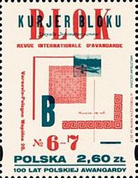 Cover of "Kurier Block" Magazine, by M. Szczuka