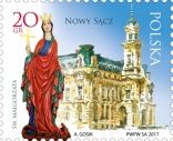 Statue of St. Margaret and Town Hall, Nowy Sącz