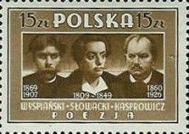 Stanisław Wyspiański, Juliusz Słowacki and Jan Kasprowicz