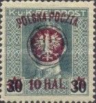 Emperor Karl I, Surcharged
