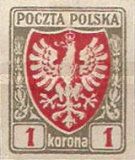 Polish Eagle on Heraldic Shield