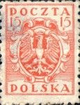 Eagle on a baroque shield