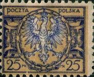 Eagle on a Large Baroque Shield (Redrawn)