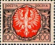 Eagle on a Large Baroque Shield