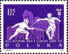 Fencers and Old Houses, Gdansk