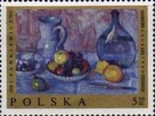 Still life, by Jozef Pankiewicz, Label Left