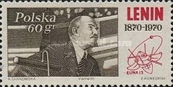 Lenin addressing 3rd International Congress in Leningrad