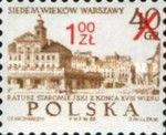 Old Town Hall, 18th Cent., surcharged 1 Zloty