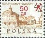 Old Town Hall, 18th Cent., surcharged 50 Groszy
