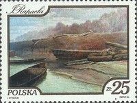The Vistula near Bielany, by Jozef Rapacki