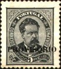 King Luis I- Overprint PROVISORIO