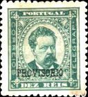 King Luis I- Overprint PROVISORIO