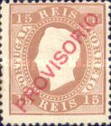 King Luis I- Overprint PROVISORIO