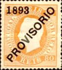 King Luis I- Overprint PROVISORIO