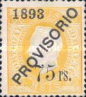 King Luis I- Overprint PROVISORIO