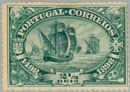 Fleet of Vasco da Gama on the run