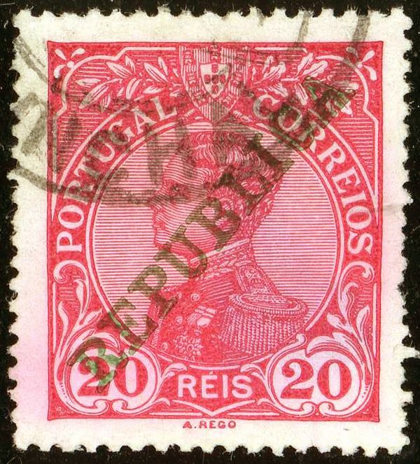 King Manuel II- Overprint REPUBLICA