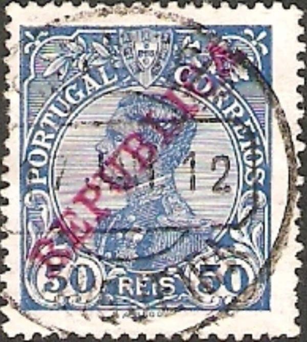 King Manuel II- Overprint REPUBLICA