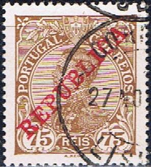King Manuel II- Overprint REPUBLICA