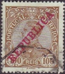 King Manuel II- Overprint REPUBLICA
